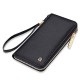Wallet Card Holder Clutch Wallets Cellphone Bag Purse Leather Mens