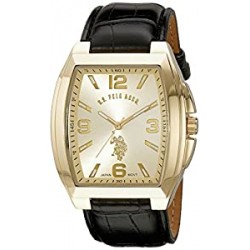 Men's USC50174 Analog Display Analog Quartz Black Watch