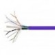 Monoprice Entegrade Cat 6 Bulk Bare Copper Network Cable 1000 Feet - Purple | F/UTP, Solid, Plenum Jacket (CMP) 550MHz, 23AWG