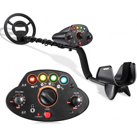 Metal Detector, Upgraded Adjustable Waterproof Metal Finder (41"-53")