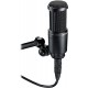 Audio-Technica Cardioid Condenser Studio XLR Microphone, Black, Ideal for Project/Home Studio Applications