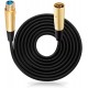 15FT Audio Microphone Cord-Portable Professional XLR Construction and Gold Connector Type