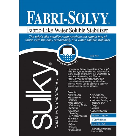 Fabri-Solvy Soluble Stabilizer