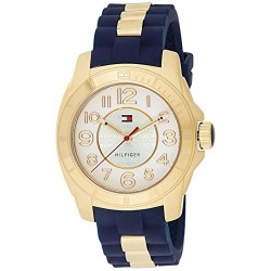 Women's 1781307 Casual Sport Gold-Plated Case and Links with Silicone Strap Watch