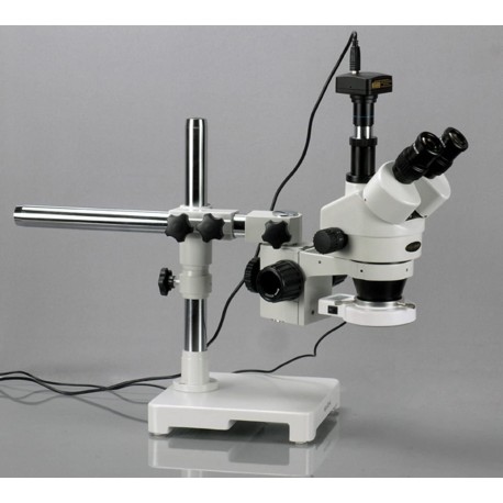 Digital Professional Trinocular Stereo Zoom Microscope, WH10x Eyepieces, 3.5X-90X Magnification