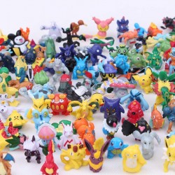 144 Pcs Mini Action Figures PET Set Poke Heroes Action Figure