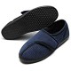 Mens Diabetic Slippers Arthritis Edema Adjustable Closure W/Memory Foam Indoor/Outdoor Shoes