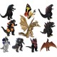 Set of 10 Godzilla Toys