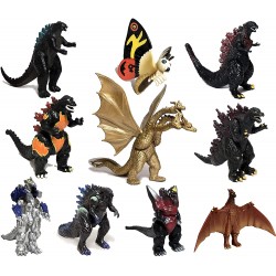 Set of 10 Godzilla Toys