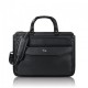 16 Inch Triple Compartment Laptop Briefcase, Black