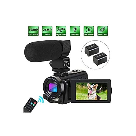 Camcorder Video Camera Digital YouTube Vlogging Camera HD 1080P