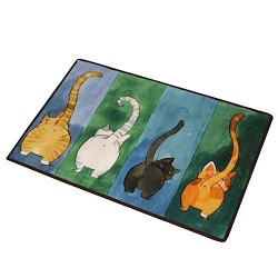 Cute Cat Butt Bedroom Area Rug
