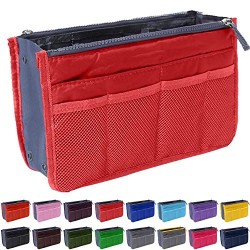 Bag in Bag - 13 Pockets - Multiple Colors (Red)