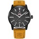 Men Quartz Waterproof Watches Business Gentleman Brown