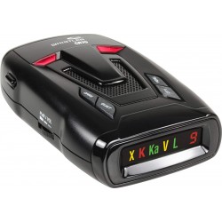 Laser Radar Detector: 360 Degree Protection and Voice Alerts - Black