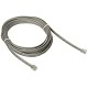 C2G 09600 RJ12 6P6C Straight Modular Cable, Silver (14 Feet, 4.26 Meters)