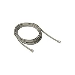 C2G 09600 RJ12 6P6C Straight Modular Cable, Silver (14 Feet, 4.26 Meters)
