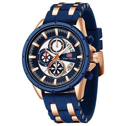 Men Watch, MINIFOCUS Chronograph Waterproof Sport