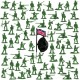 200 Count Toy Soldiers Soldier Toy Army