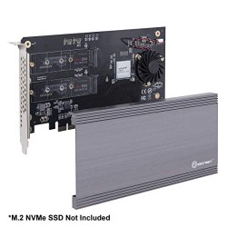 Dual M.2 NVMe Ports to PCIe 3.0