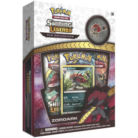 Pokemon TCG: Shining Legends Zoroark Collectible Pin Collection