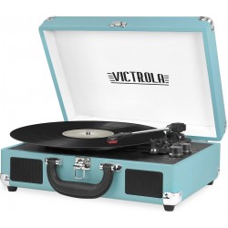 Victrola Vintage Bluetooth Portable Suitcase Record Player