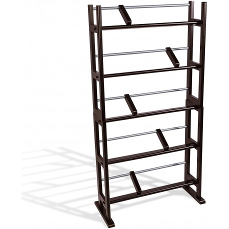 Media Storage Rack - Holds Up to 230 Cds or 150 Dvds