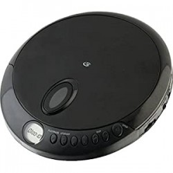Portable CD Player with Stereo Earbuds