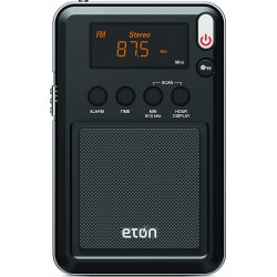 Mini Compact AM/FM/Shortwave Radio, Black