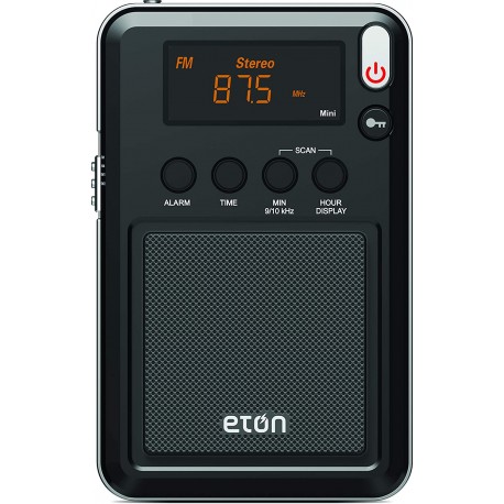 Mini Compact AM/FM/Shortwave Radio, Black