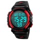 50 M Waterproof Alarm Calendar Analog Watch for Children with Silicone Band