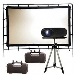 Total HomeFX Outdoor Projection Pro Theatre Kit, HDMI and Bluetooth Capable