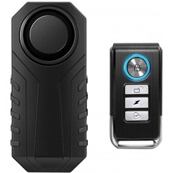 Wireless Anti-Theft Vibration Motorcycle Bicycle Alarm Waterproof Security Cycling Bike Alarm with Remote