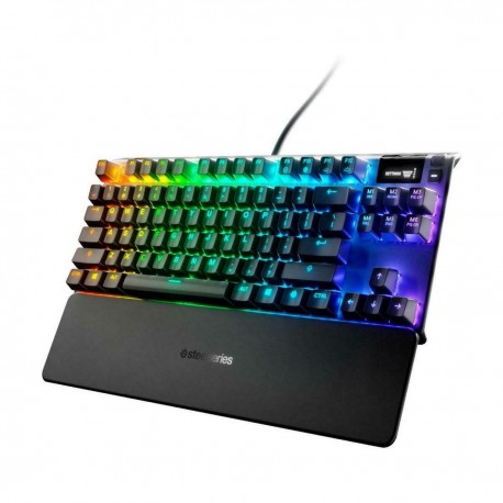 SteelSeries Apex Pro TKL Wired Mechanical Gaming Keyboard, RGB Lighting, Black