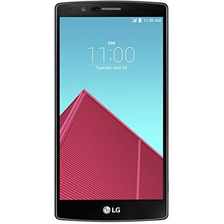 LG Electronics G4 H815 Unlocked Cell Phone - Retail Packaging - Red Leather