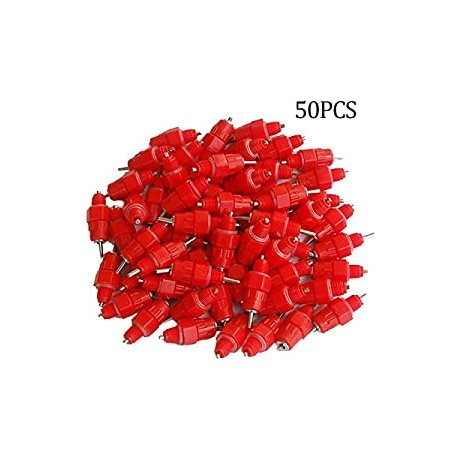Screw Style Nipple Drinker Feeder 50Pack