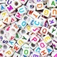 800 Pcs Letter Beads Alphabet Beads for Jewelry Making with Colorful Letters for DIY Bracelets
