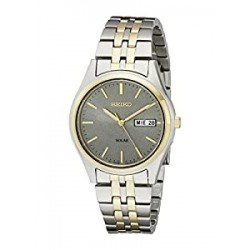 Men's SNE042 Stainless Steel Solar Watch