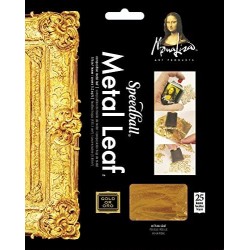Mona Lisa Composition Gold Leaf, 25 Sheet Pack