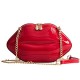 Handbag Leather Lips-shaped Crossbody