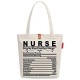 Women's Excellent Nurse Gift Graphic Top Handle Canvas Tote Shoulder Bag