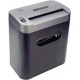 10-Sheet Full-Size Cross-Cut Shredder with Console - Black