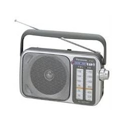 Panasonic RF-2400D AM / FM Radio, Silver