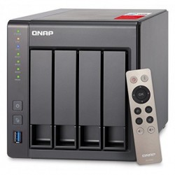 QNAP TS-451+ 4-Bay Next Gen Personal Cloud NAS, Intel 2.0GHz Quad-Core CPU with Media Transcoding