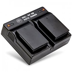 Pack of 2 LP-E10 Batteries and USB Dual Battery Charger Kit for Canon EOS Rebel T3