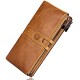 Wallet for Women Genuine Leather Card Holder Phone Checkbook Organizer Zipper Coin Purse