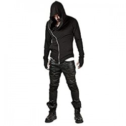Men's Cool Side Zipper Assassin's Robe Hoodies
