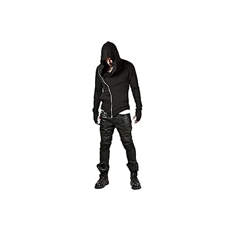 Men's Cool Side Zipper Assassin's Robe Hoodies