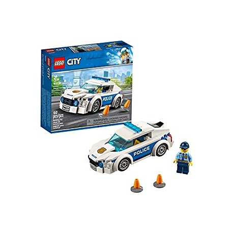 LEGO City Police Patrol Car 60239 Building Kit (92 Pieces)