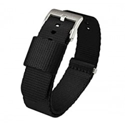 Watch Strap - 18mm, 20mm, 22mm or 24mm - Seat Belt Nylon Watch Bands